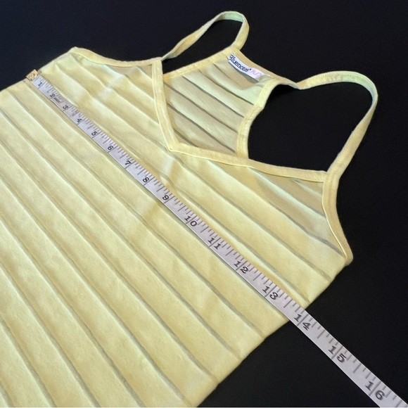 Butter Yellow Striped Bluenotes Women's Tank Top Medium - Picture 5 of 5